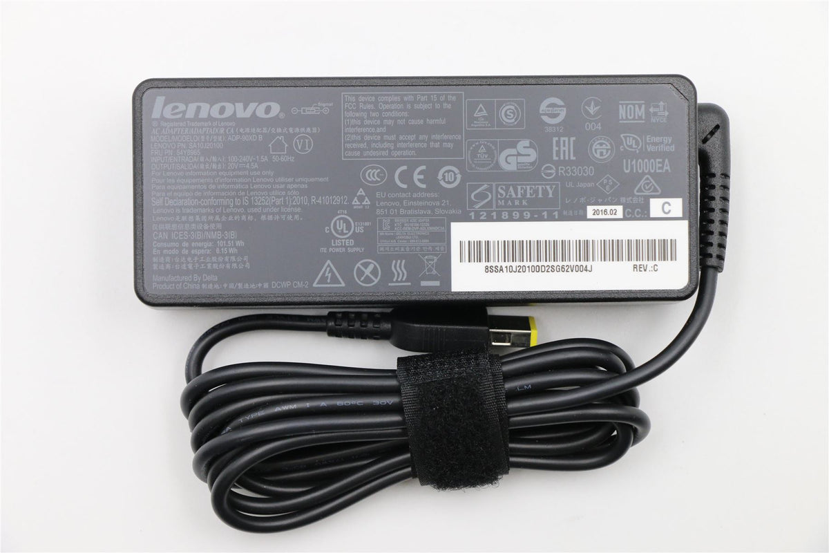 Lenovo AC_ADAPTER,90W,100-240V,3P 240V 90W 3 Pin AC Charger Adapter 54Y8965