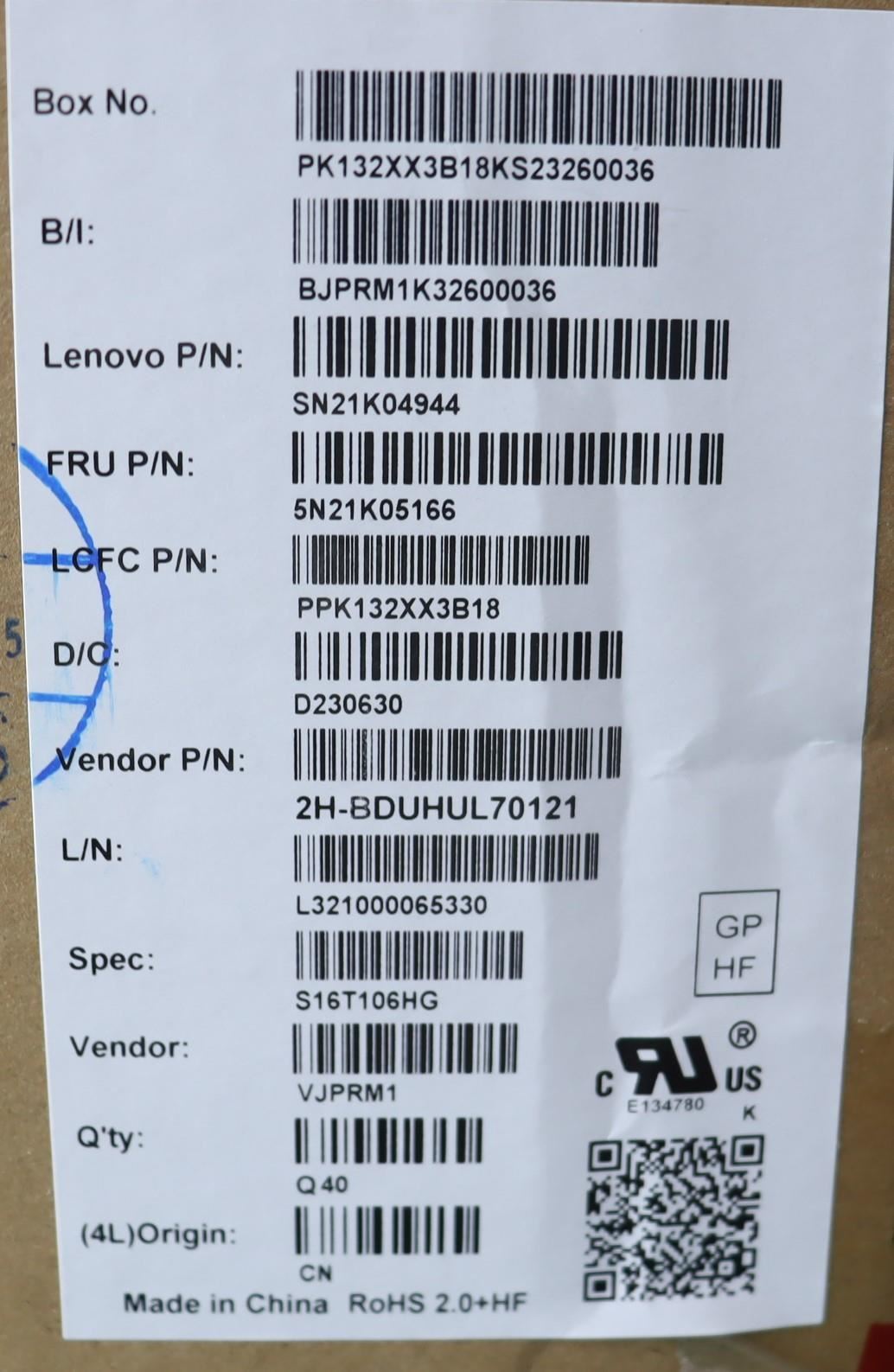 Lenovo ThinkPad L15 4 P16s 2 P16v 1 T16 2 Keyboard Hungarian Black 5N21K05166