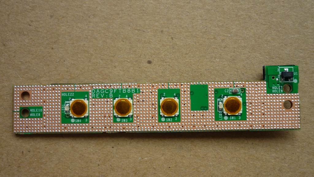 Lenovo GC9F LEFT VOLUME SWITCH Board 31051256
