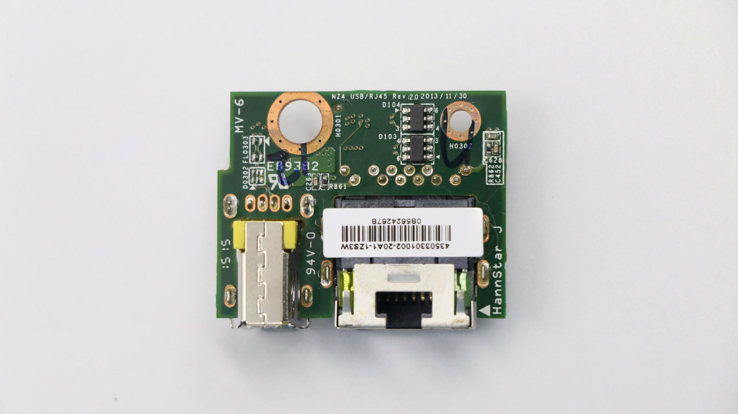 Lenovo FRU sub card (RJ45+USB) I/O USB RJ45 Board 04W3690
