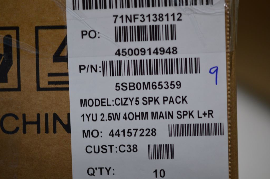 Lenovo Yoga720-15 Blade N-Y Speaker 5SB0M65359