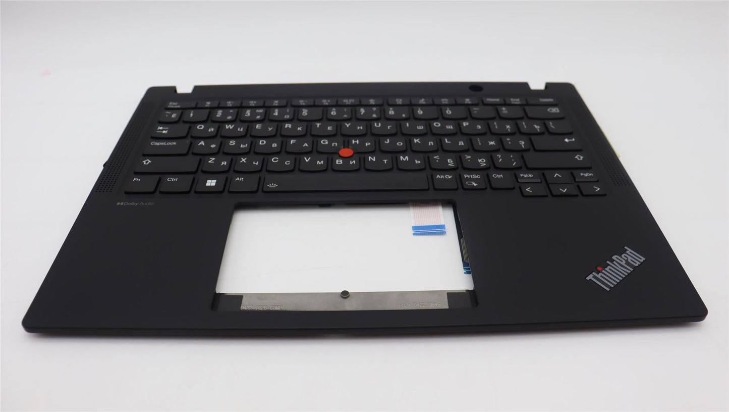 Lenovo ThinkPad X13 Gen 4 Keyboard Palmrest Top Cover Russian Black 5M11H94549