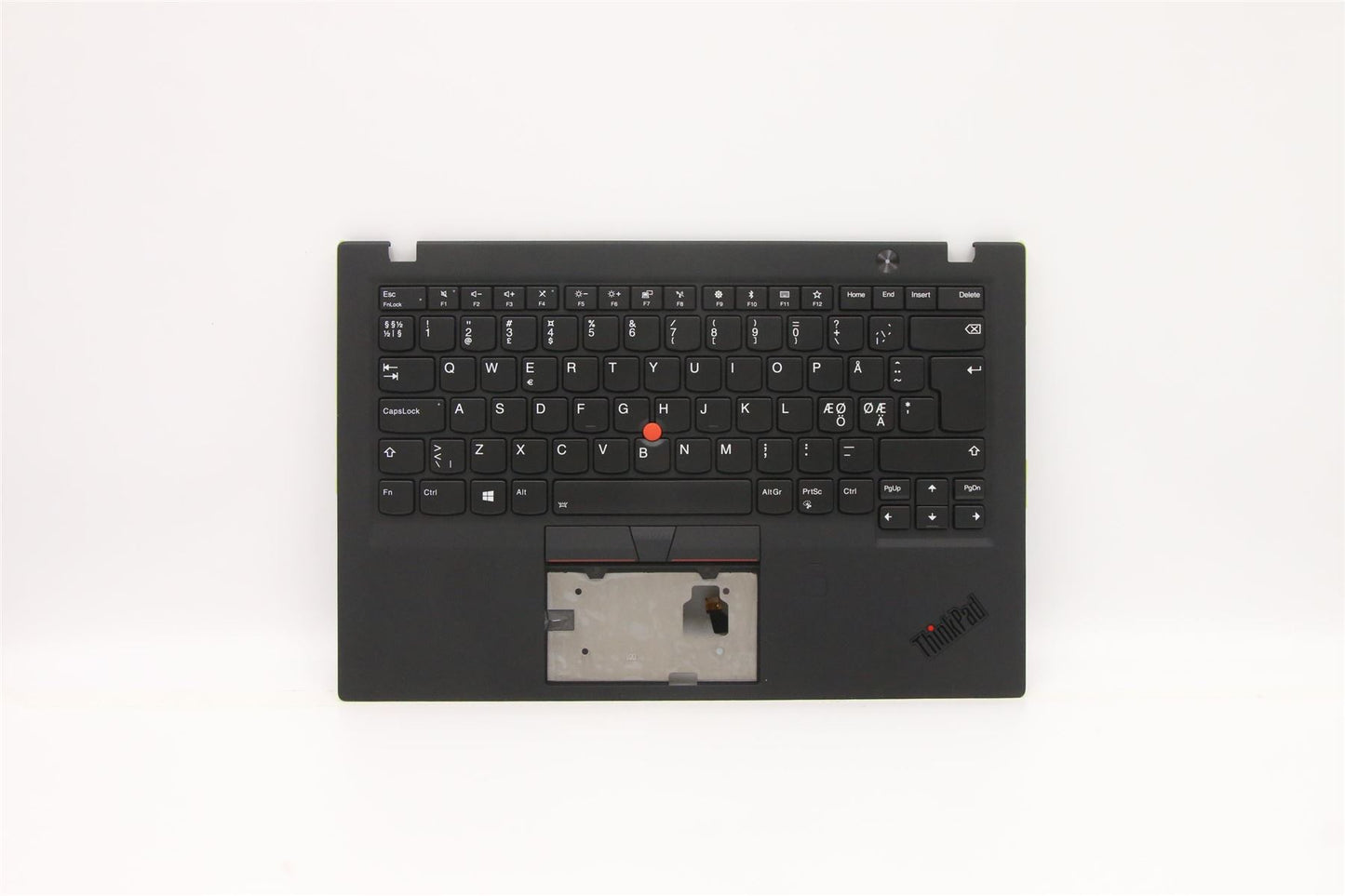 Lenovo Carbon X1 6ème clavier repose-mains couvercle supérieur nordique noir rétroéclairé 01YR553