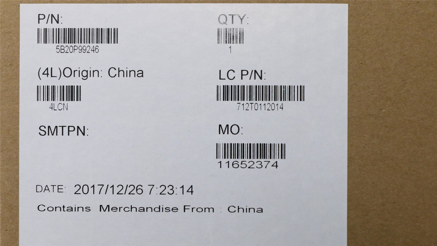 Lenovo MBL81BJI58250UV2GD4GNOK 5B20P99246