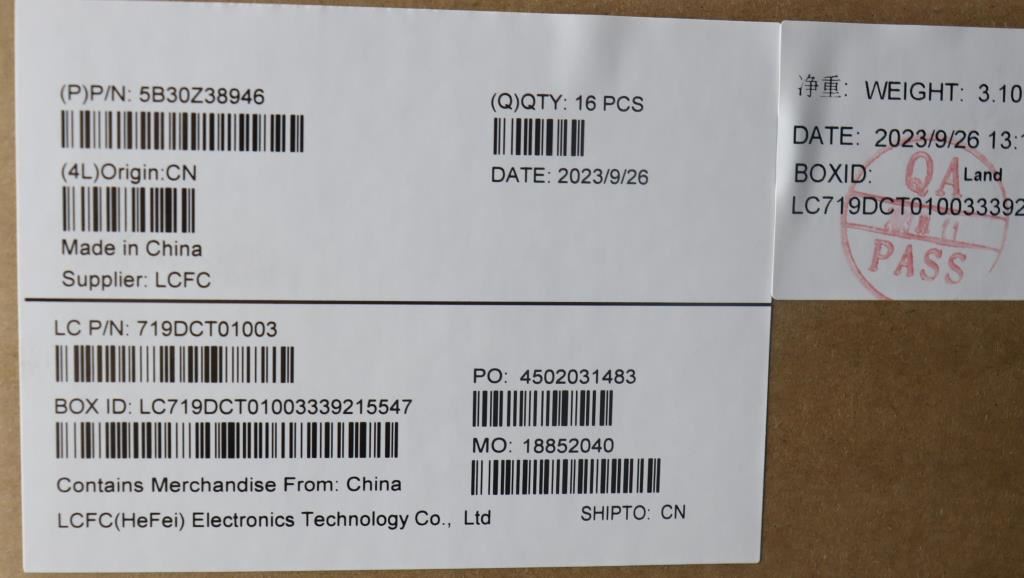Lenovo JT6A0_B_COVER_ASSY_N_MIC_U 5B30Z38946