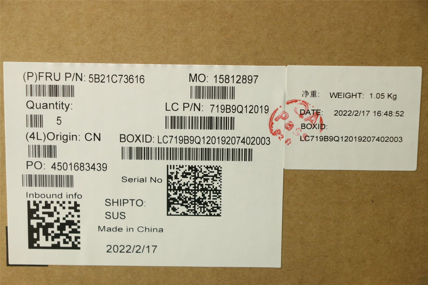 Lenovo IdeaPad 5 15ITL05 Motherboard Mainboard 5B21C73616