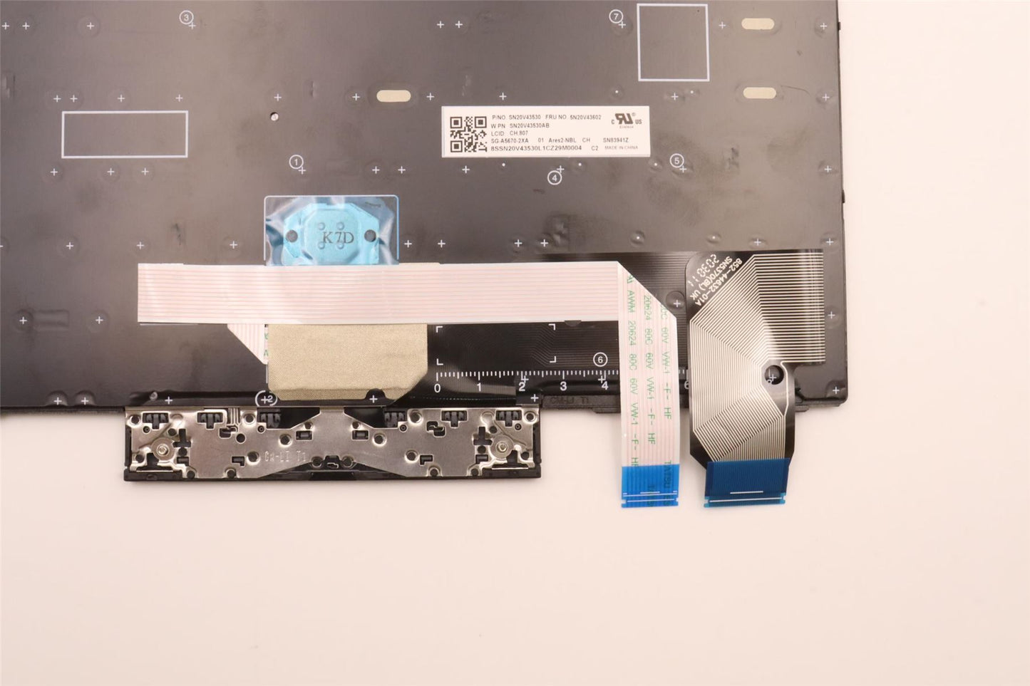Lenovo ThinkPad L13 2 Keyboard Swiss Silver 5N20V43602