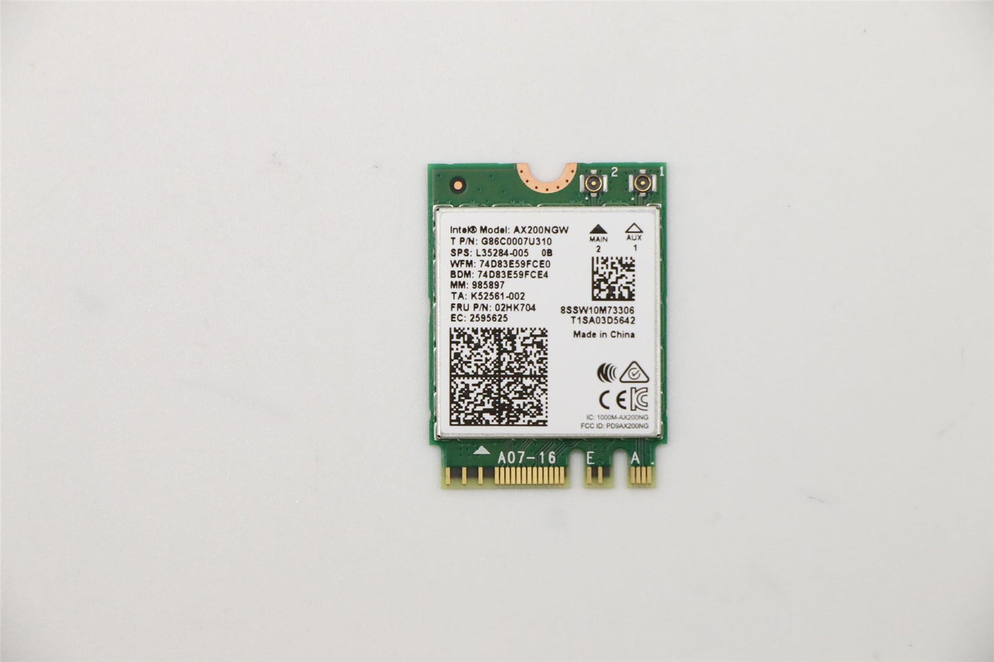 Lenovo 02HK704 Wireless,CMB,IN,22260 vPro