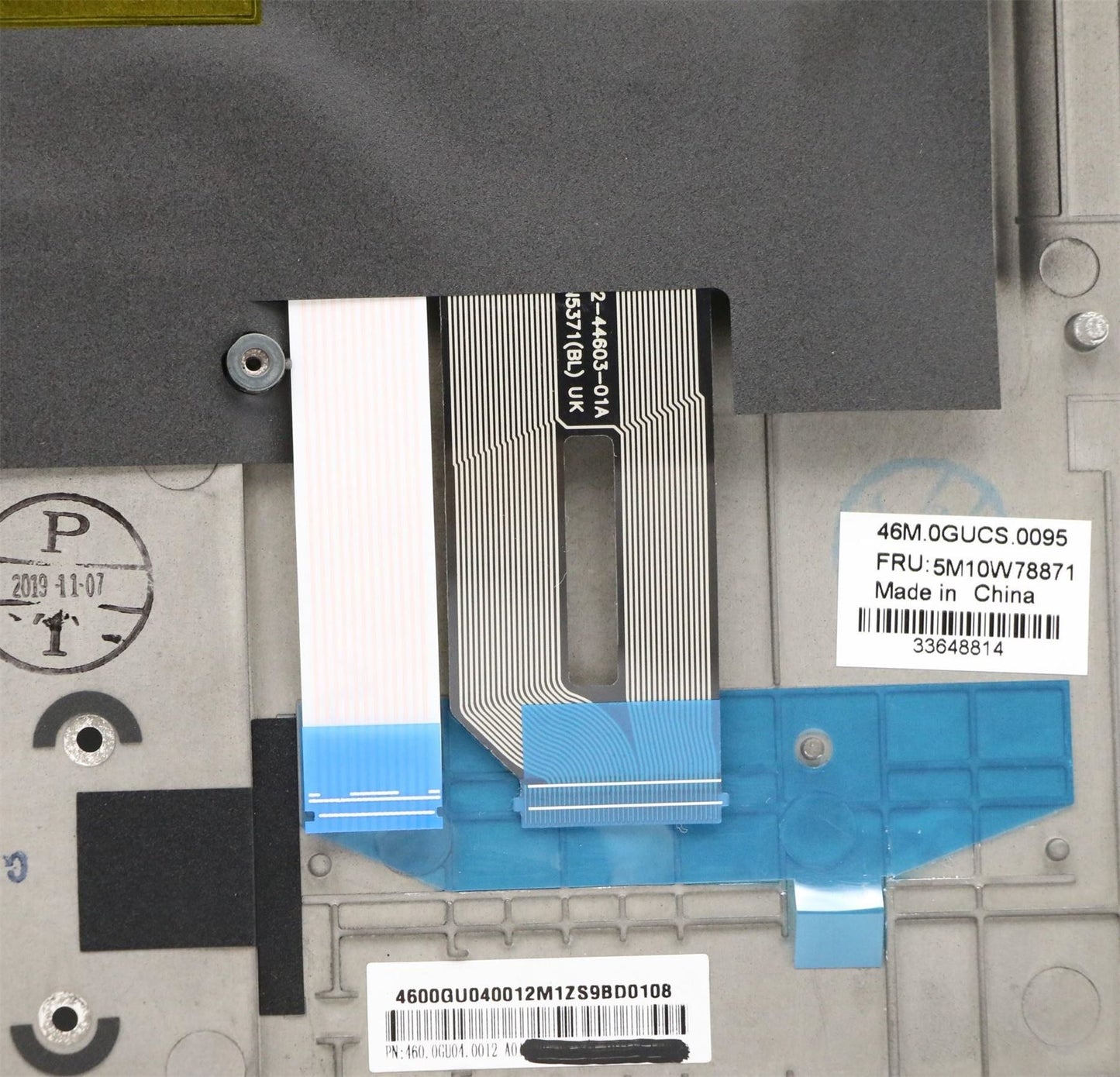 Lenovo ThinkPad X1 2nd Gen P1 Gen 2 Keyboard Palmrest Top Cover Black 02HM981