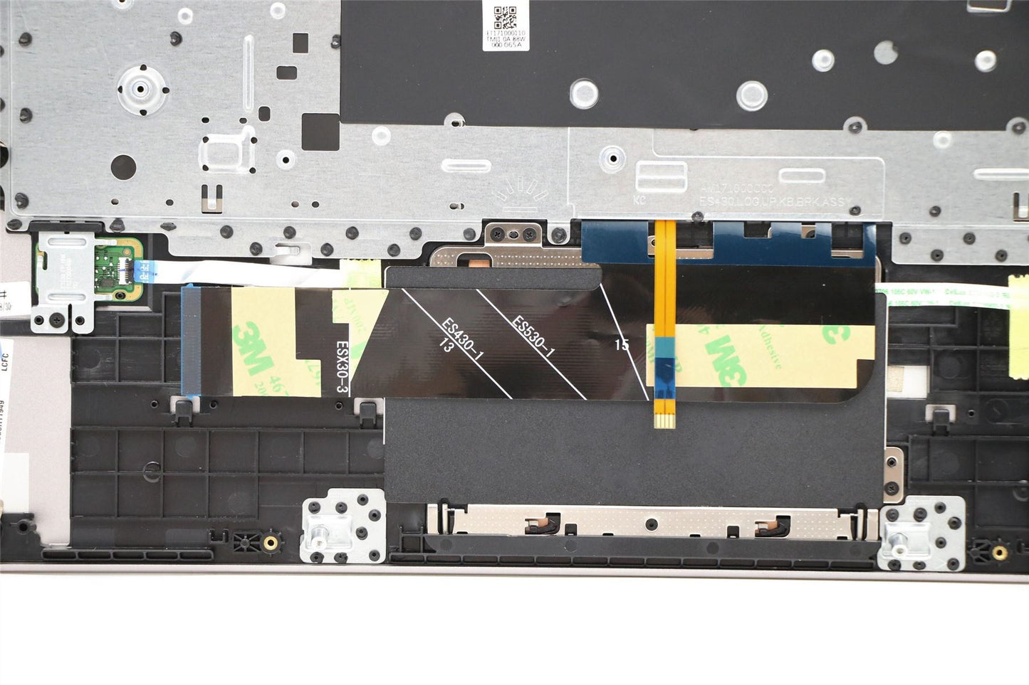 Lenovo IdeaPad 530S-14IKB Keyboard Palmrest Top Cover Belgian Grey 5CB0R11949