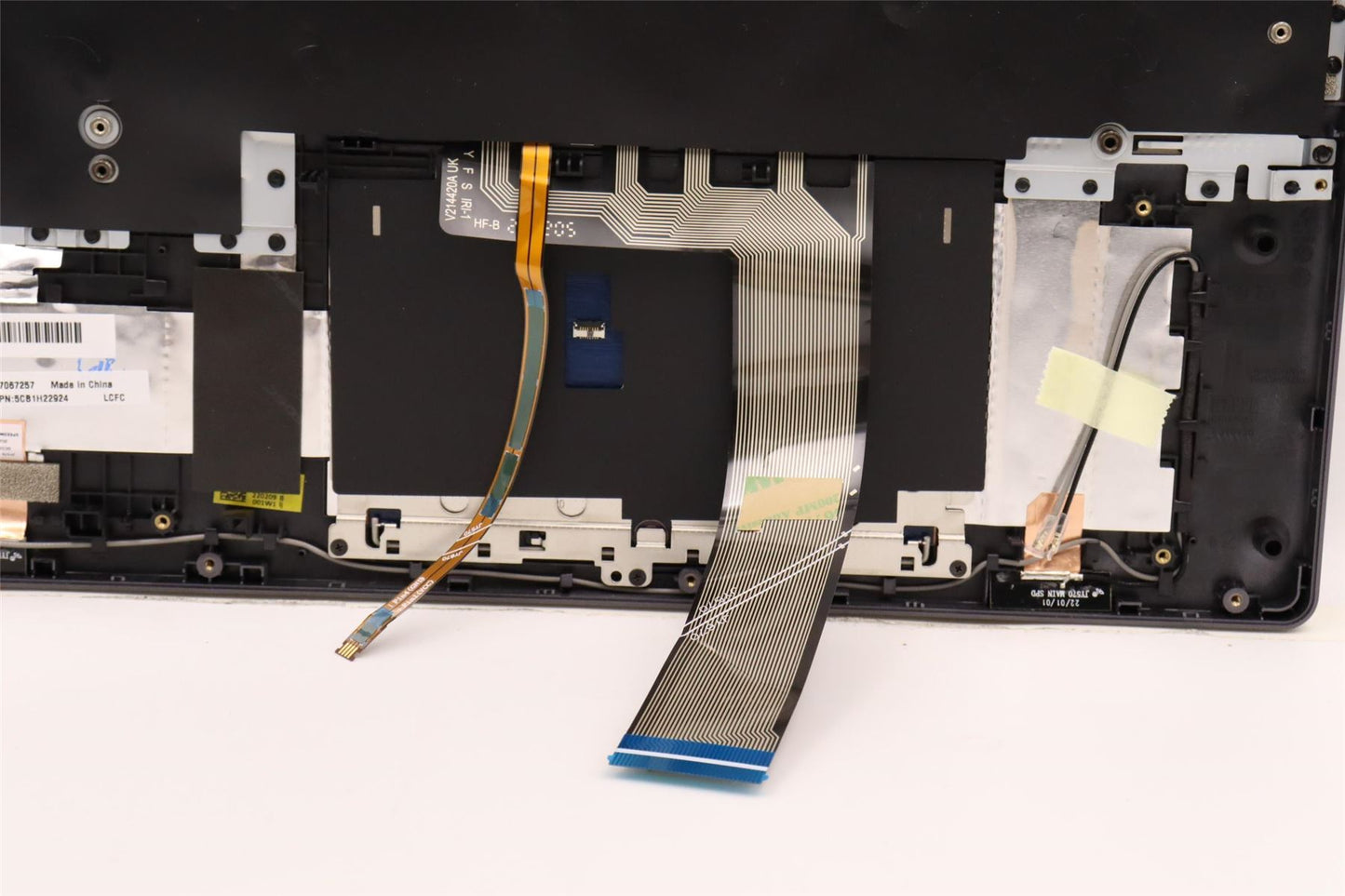 Lenovo 5 15IAH7 Palmrest Cover Touchpad Keyboard French Storm Grey 5CB1H22924