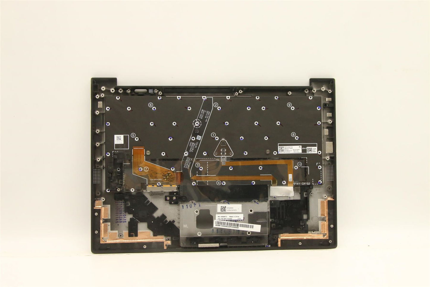 Lenovo Carbon X1 9th Keyboard Palmrest Top Cover German Black 5M11C53282