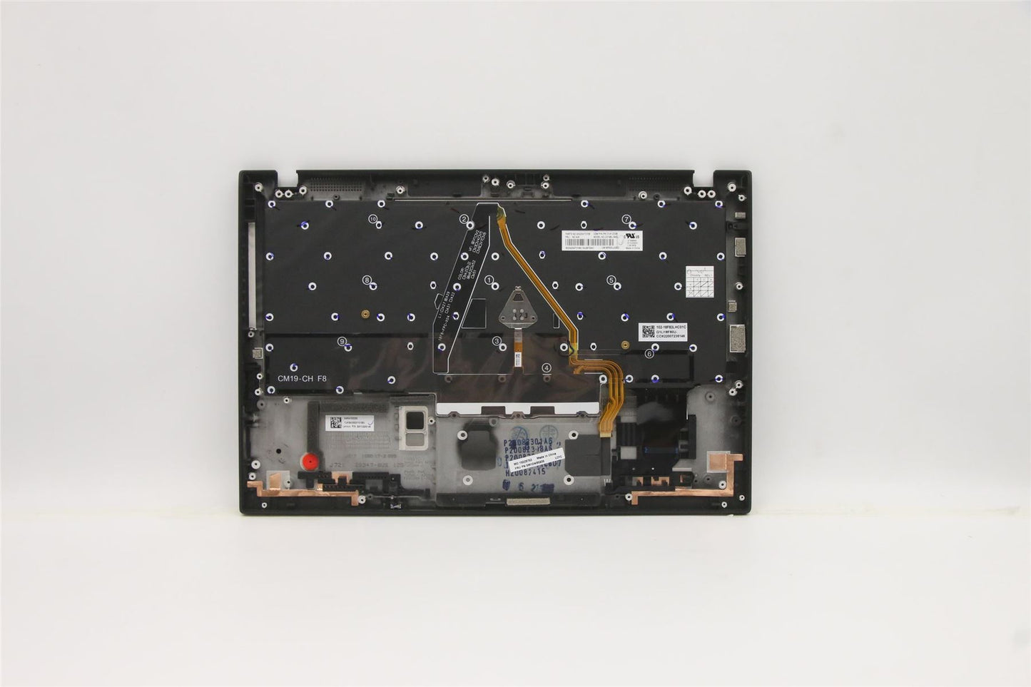 Lenovo Carbon X1 7th Keyboard Palmrest Top Cover Russain Black 5M10W85936