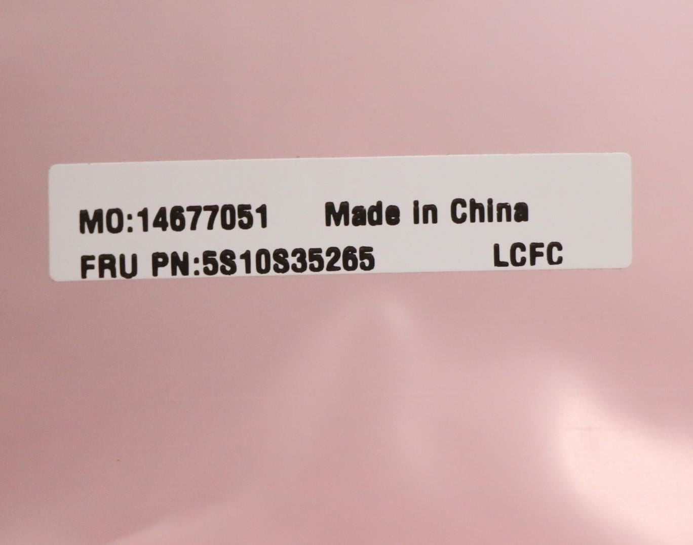 Lenovo 5S10S35265 SCREW Screw L82H1 2D5.5LK3.15D0.3TNL*I-G