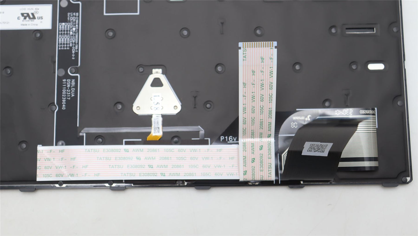 Lenovo ThinkPad L15 4 P16s 2 P16v 1 T16 2 Keyboard Hungarian Black 5N21K05166