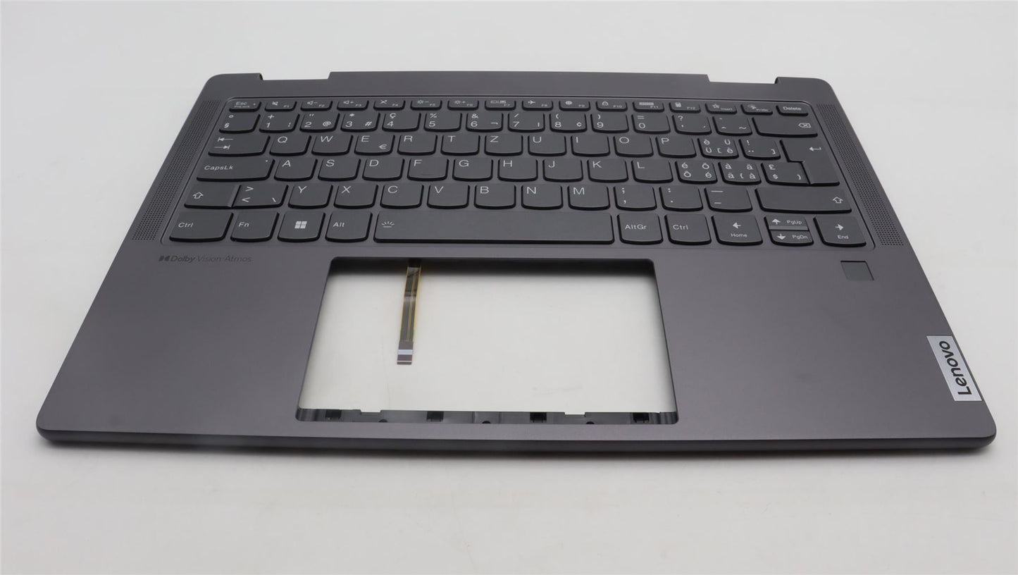 Lenovo Yoga 7 14IRL8 Keyboard Palmrest Top Cover Switzerland 5CB1L40781