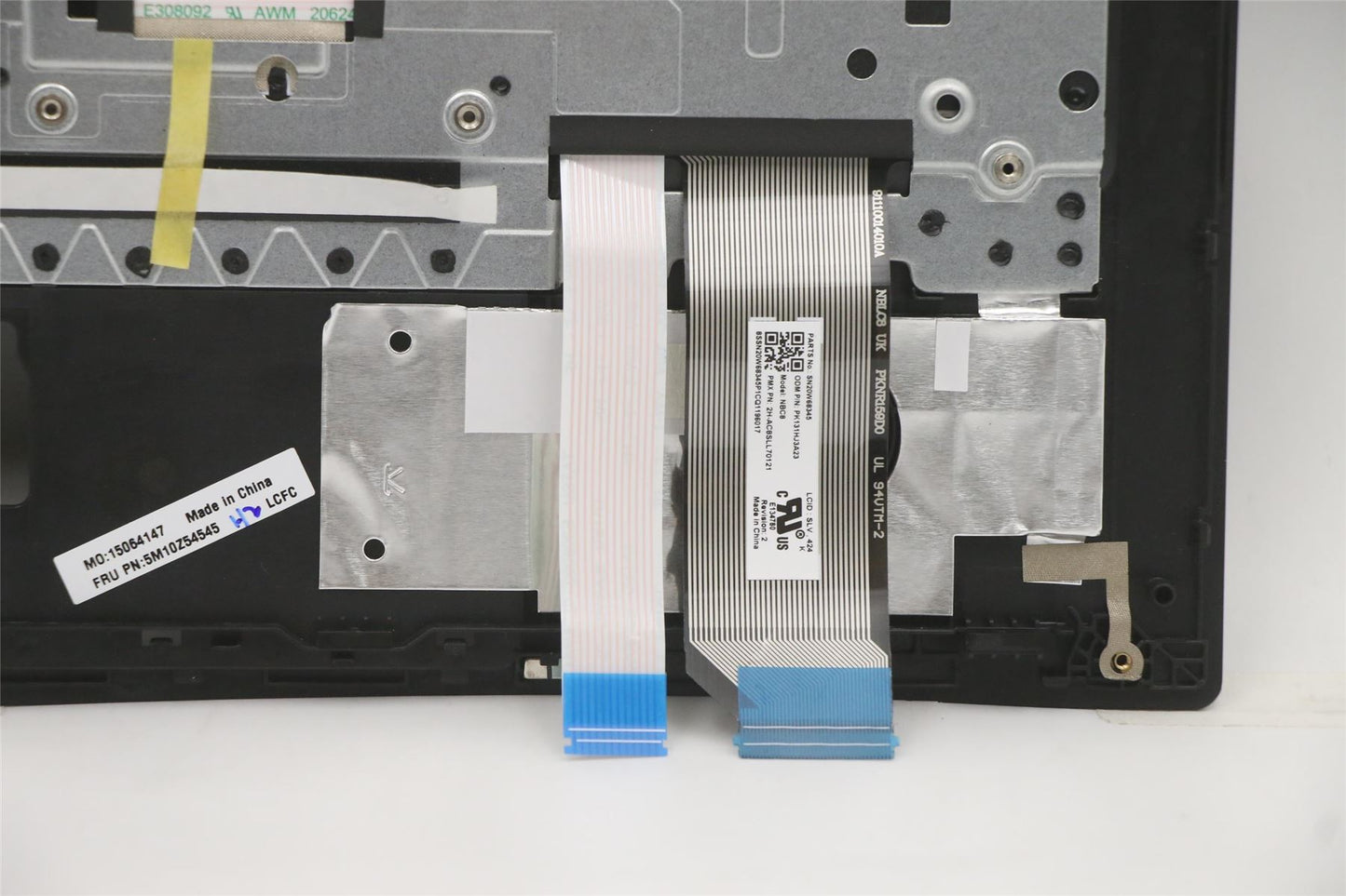 Lenovo MECH_ASM KBD SLV(Pri) Pat UK BK 5M10Z54545