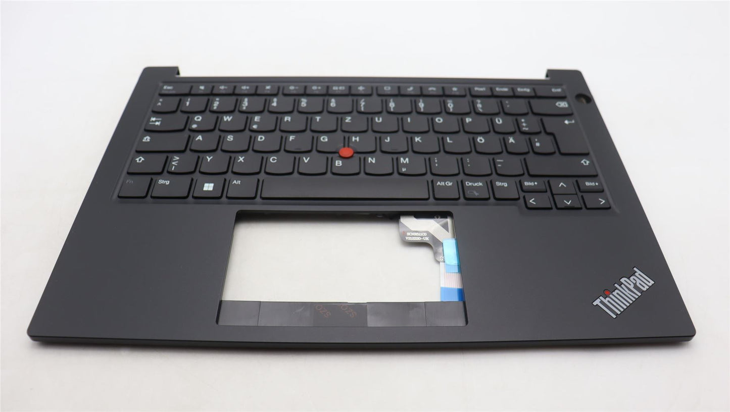 Lenovo ThinkPad E14 Gen 5 Palmrest Cover Keyboard German Black 5M11L92259