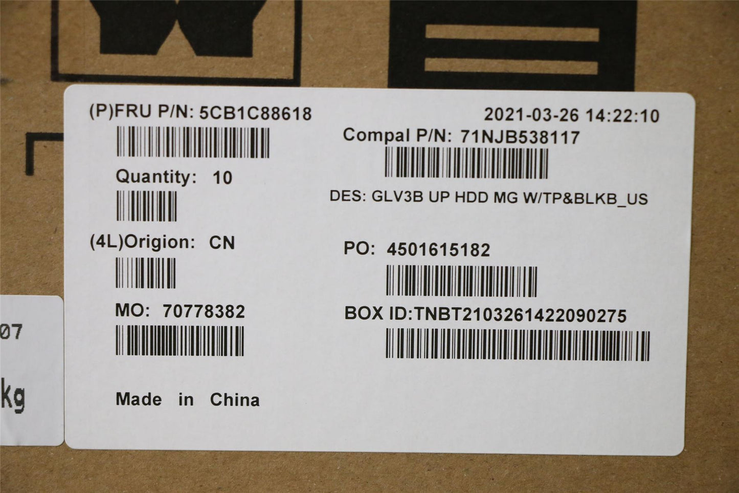 Lenovo ThihnkBook 15 G3 ACL Palmrest Cover Touchpad Keyboard US Grey 5CB1C88618