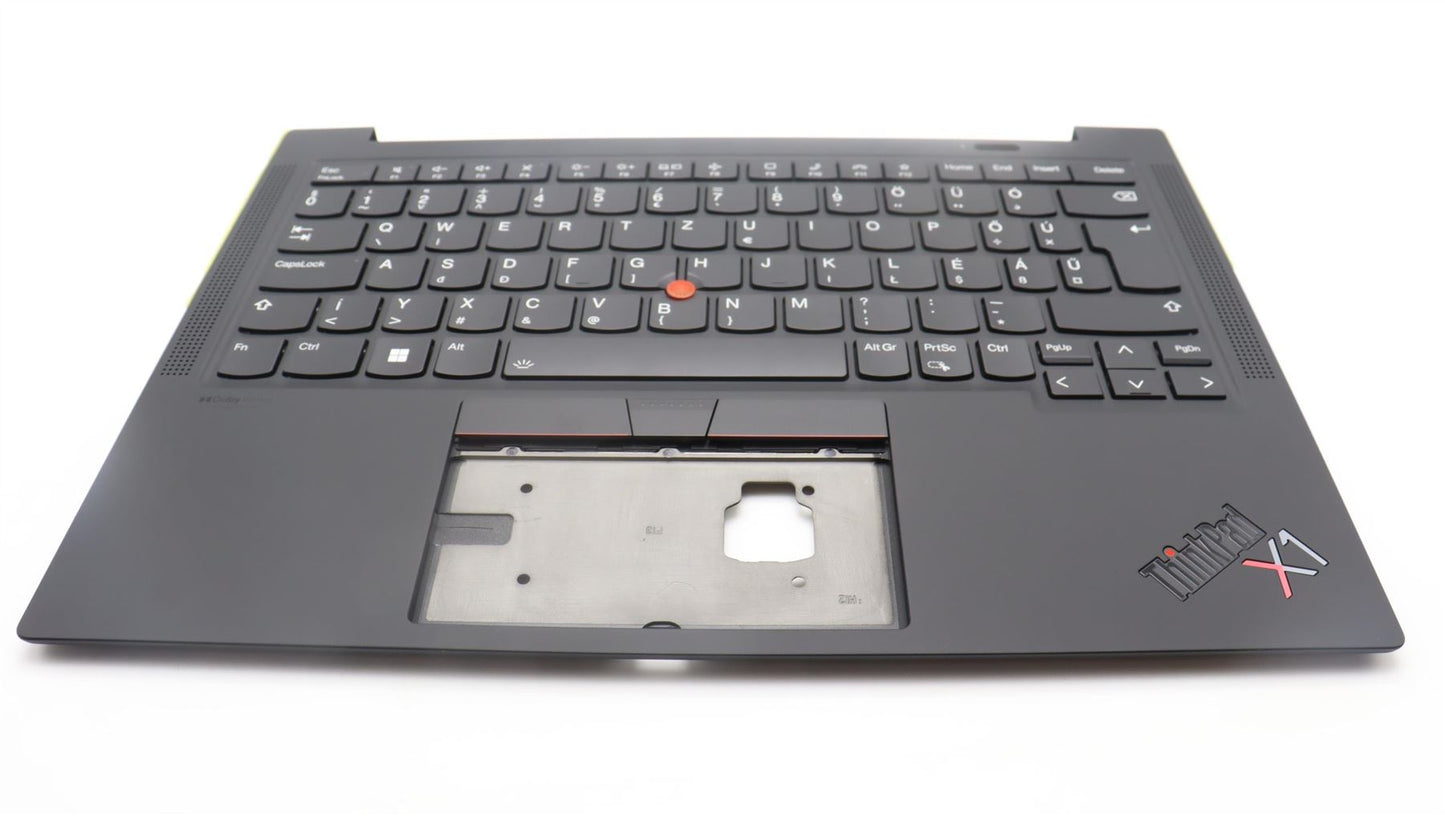 Lenovo Carbon X1 9th Keyboard Palmrest Top Cover German Black 5M11C53243