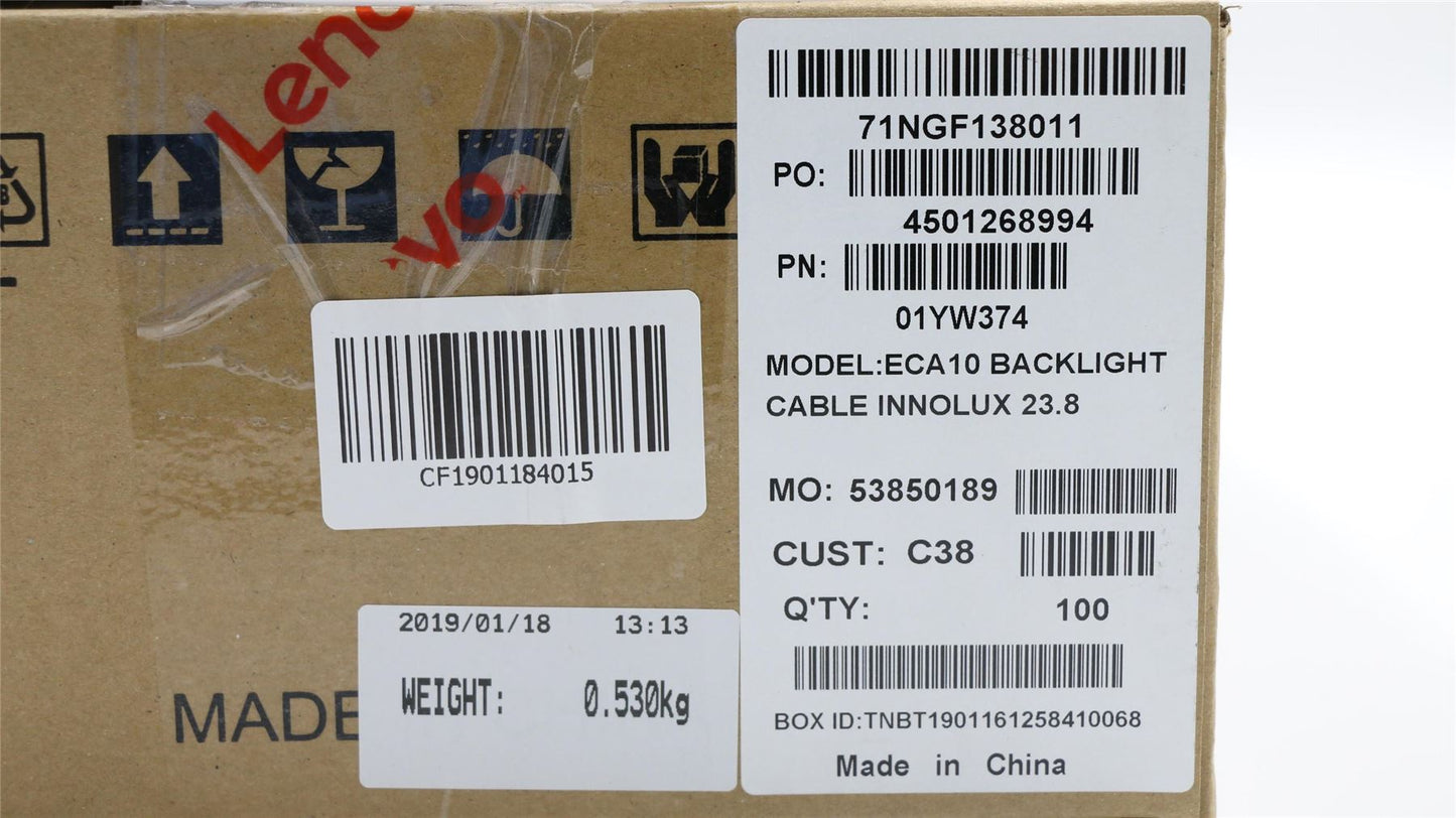 Lenovo IdeaCentre A340-24IGM A340-24IWL Cable Lcd Screen Display LED 01YW374