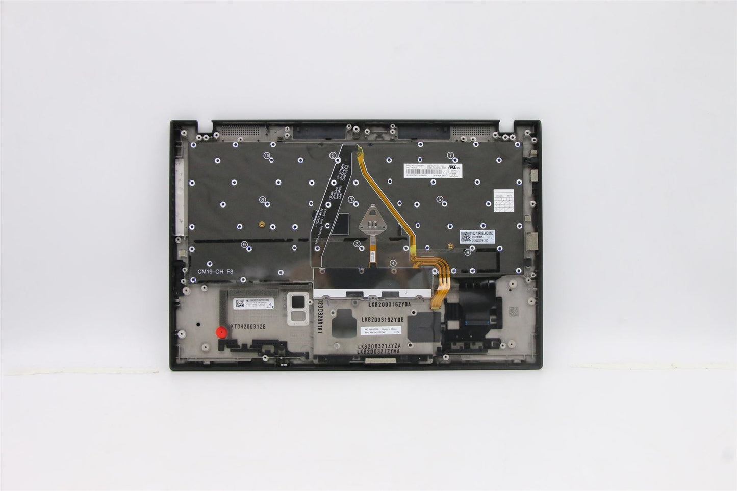 Lenovo ThinkPad X1 8th Gen Palmrest Cover Keyboard Spanish Black 5M10Z27447