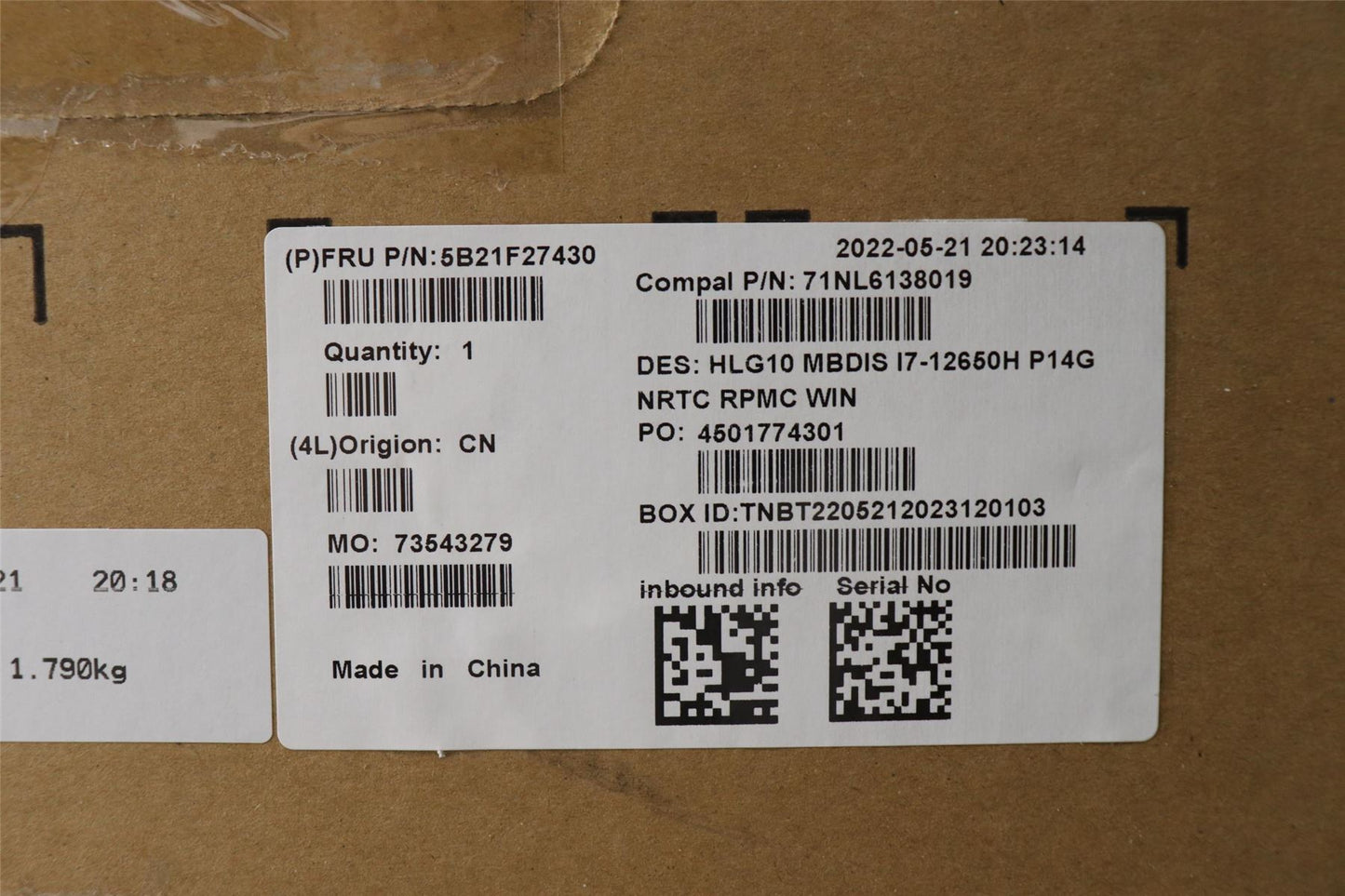 Lenovo IdeaPad 3 16IAH7 3 15IAH7 Motherboard Mainboard DIS 5B21F27430