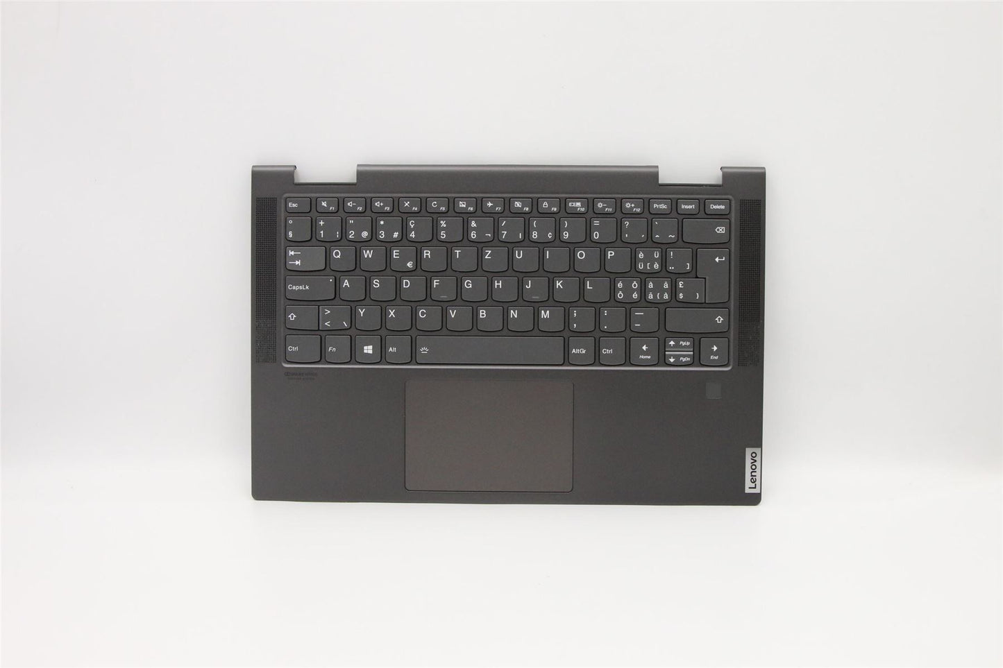 Lenovo Yoga C740-14IML Keyboard Palmrest Top Cover Swiss Grey 5CB0U43946