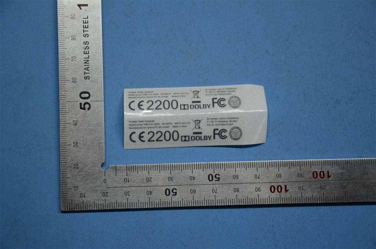 Lenovo A7-30handset LBL&*HQ60401676000 CO_IN CS 5L18C00605
