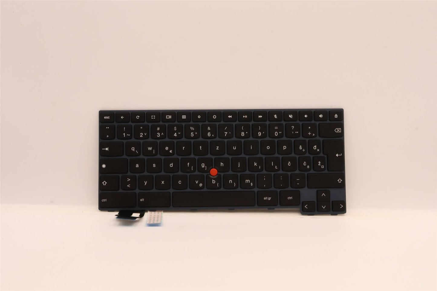 Lenovo ThinkPad C14 Gen 1 Keyboard Slovenian Black Backlit 5N21E09424