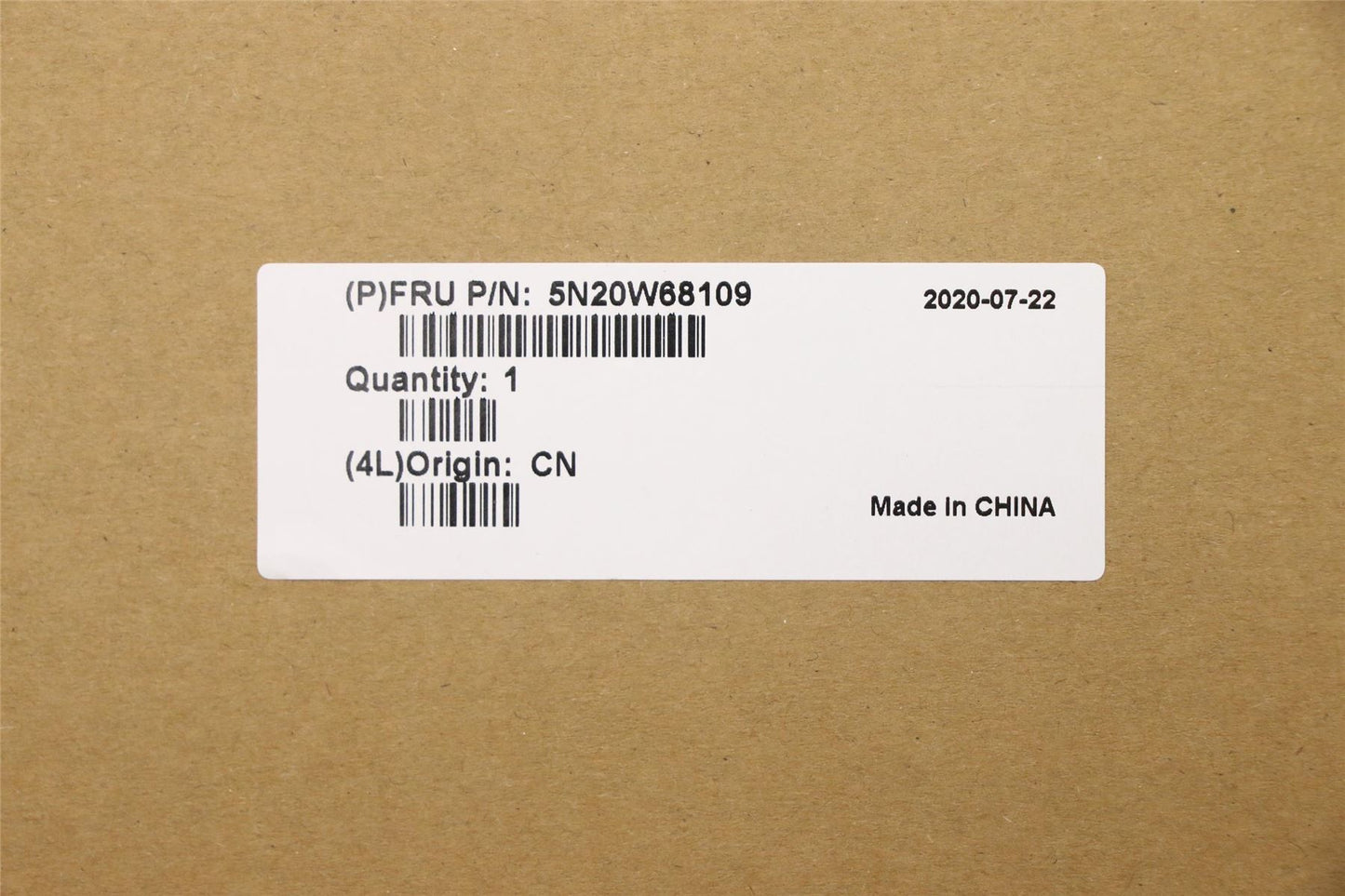 Lenovo ThinkPad L15 2 L15 Keyboard US Black 5N20W68109