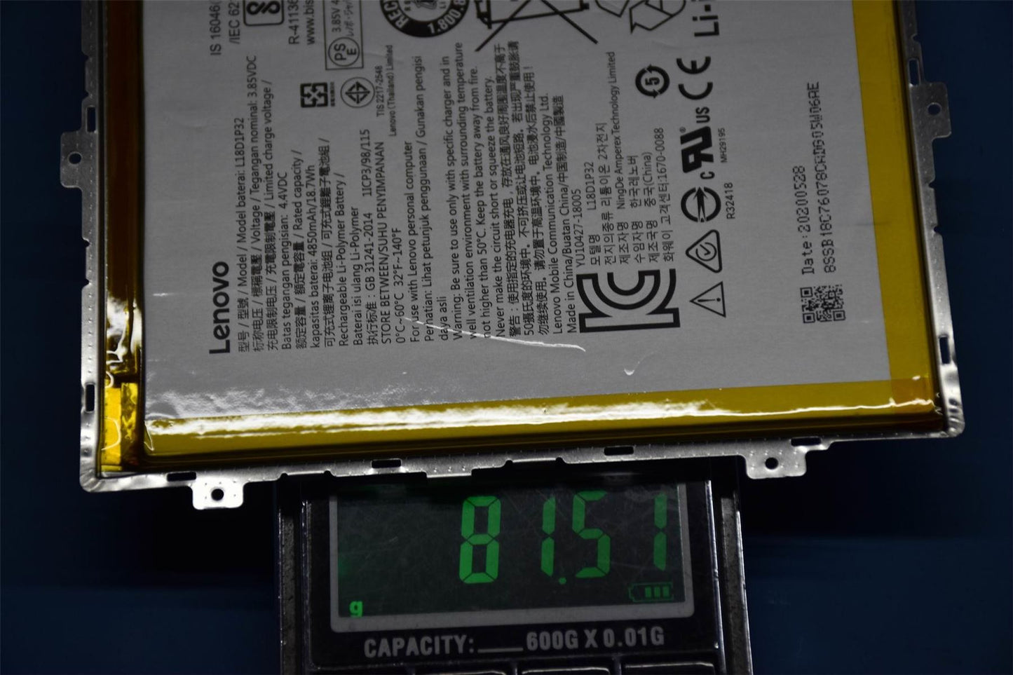 Lenovo Tab B10 Smart Tab M10 HD Tablet Battery 5B18C16633