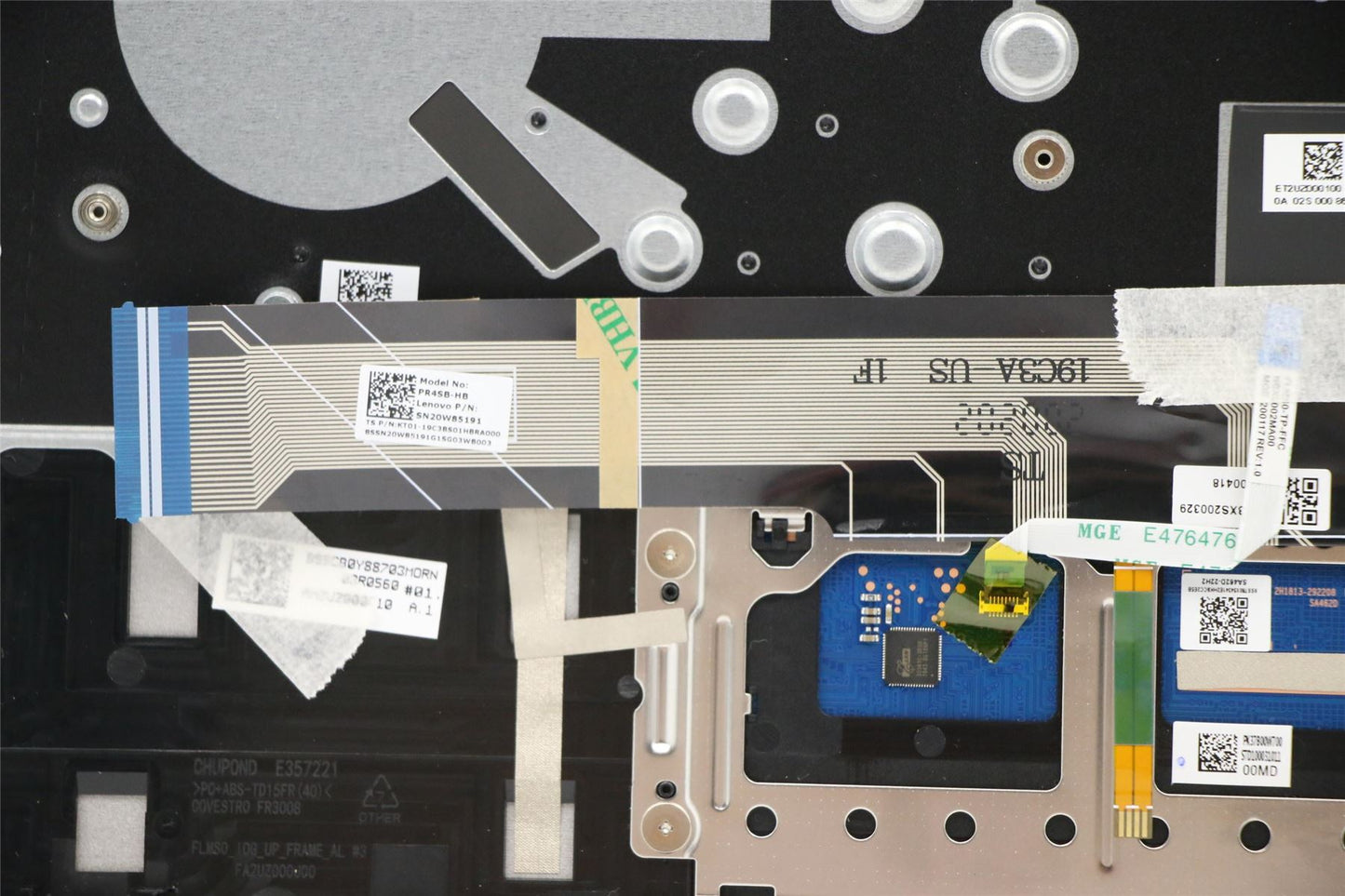 Lenovo Upper C81YH AL_BLK FP BLKB_HEB 5CB0Y89128