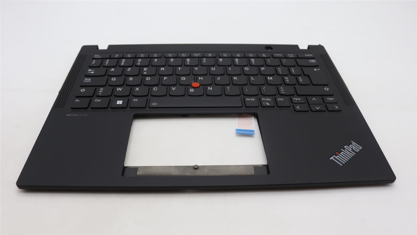 Lenovo ThinkPad X13 Gen 4 Keyboard Palmrest Top Cover Belgian Black 5M11H94361