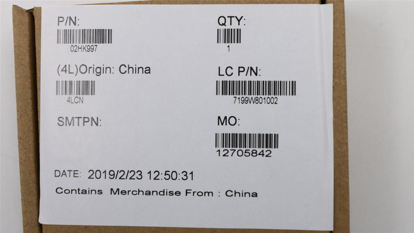 Lenovo 02HK997 MECHANICAL MECHANICAL,DUMMY,Tray,SIM