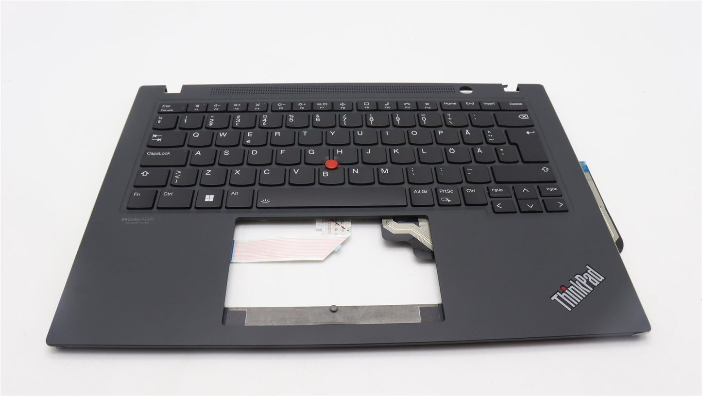 Lenovo ThinkPad T14s 3 Keyboard Palmrest Top Cover Swedish Finnish 5M11H26026