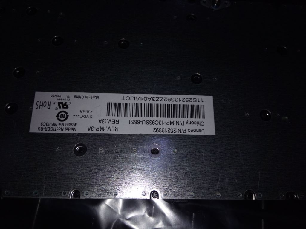 Lenovo CCY RU102Key midslvGreyFrame KBDw8 Keyboard 25213392