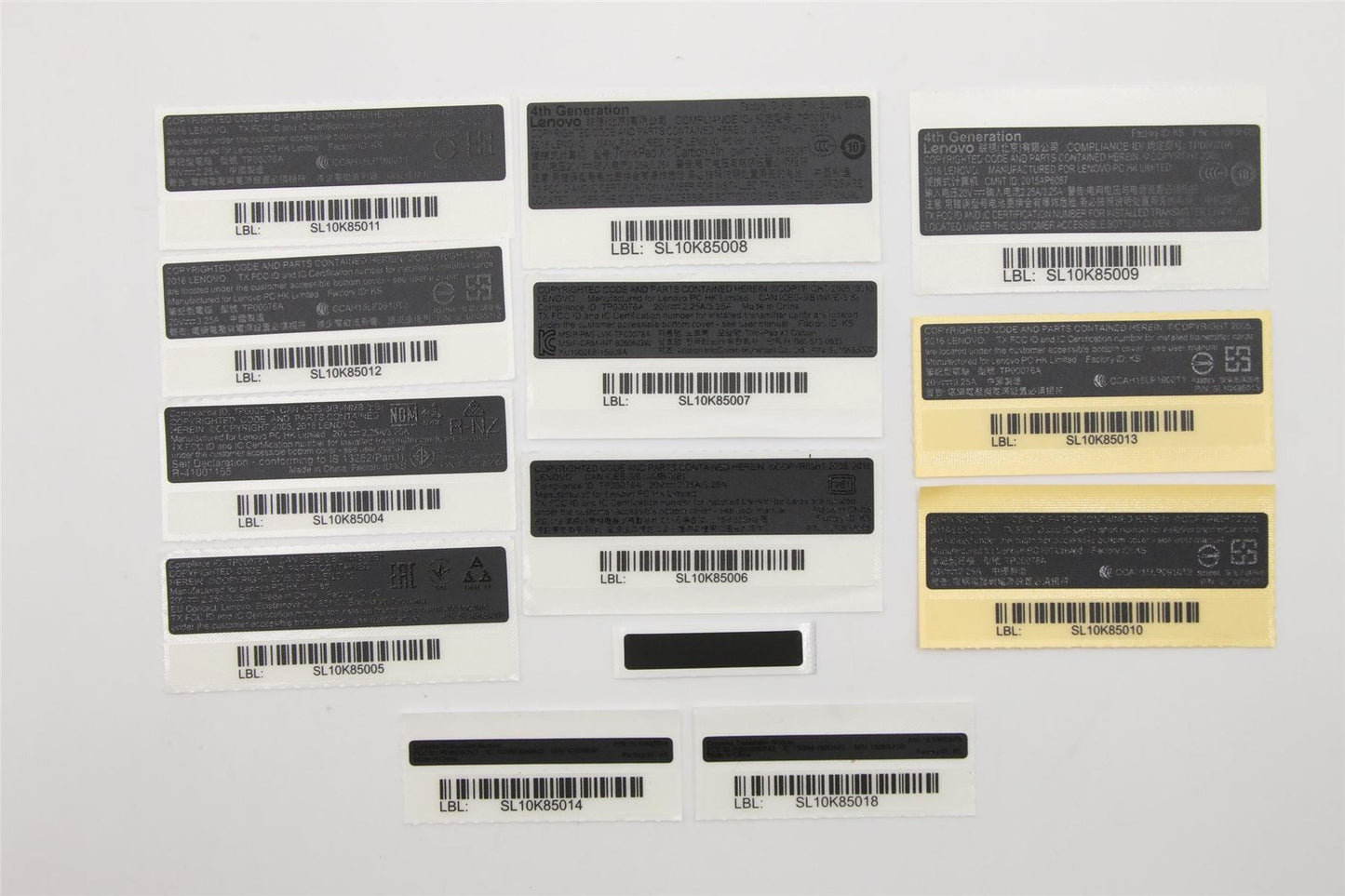 Lenovo Carbon X1 4th Bottom Base Lower Cover Black 01AW996