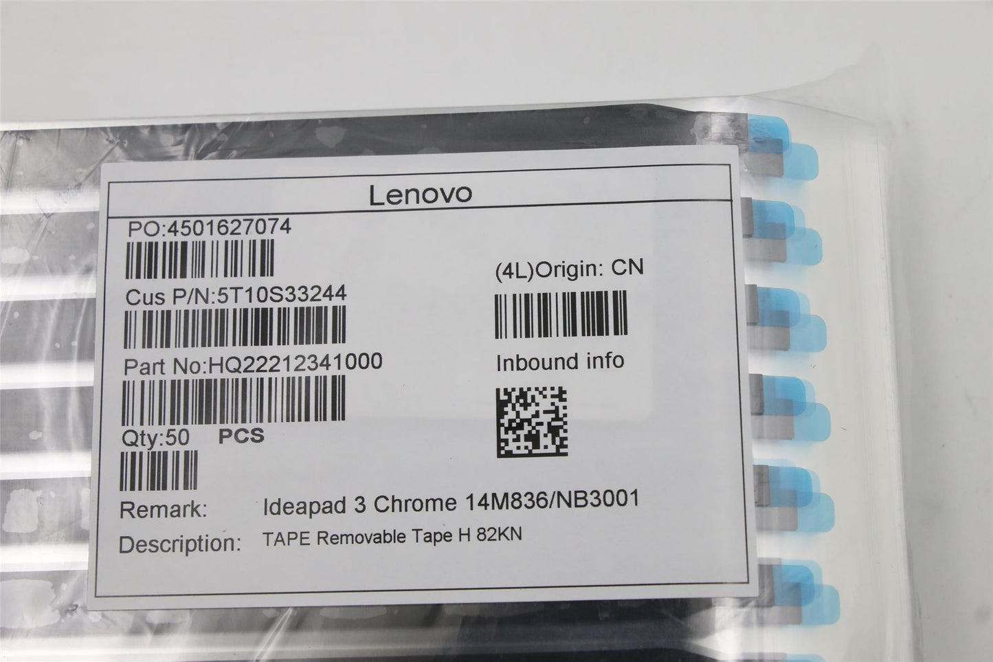 Lenovo 5T10S33244 TAPE Removable Tape H 82KN
