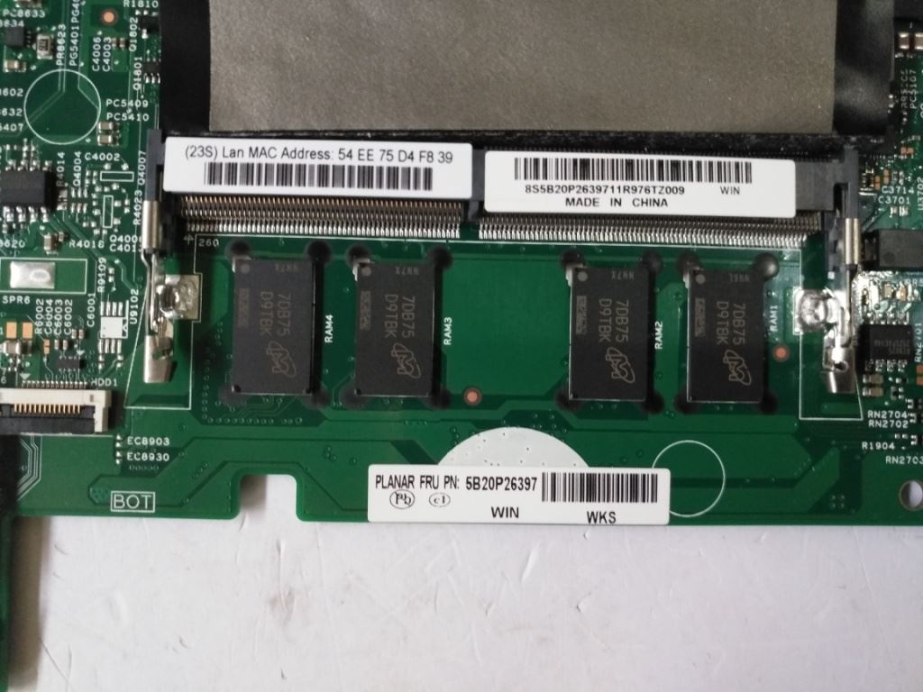 Lenovo IdeaPad 720 15IKB Motherboard Mainboard DIS intelI57200U 4G 5B20P26397