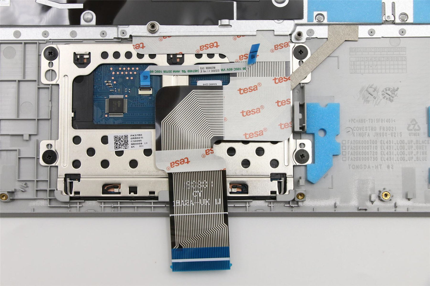 Lenovo IdeaPad S340-14IWL S340-14IML Keyboard Palmrest Top Cover Grey 5CB0S18418