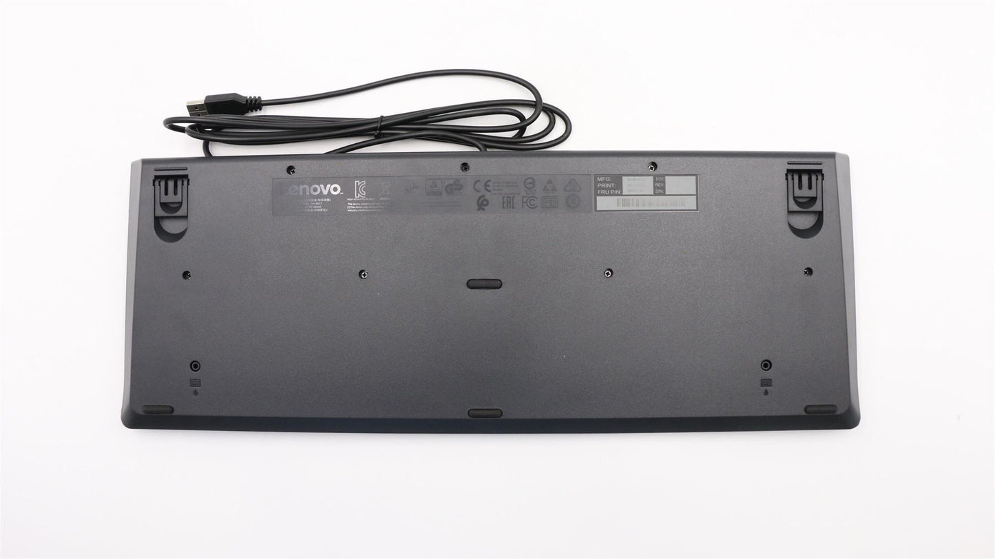 Lenovo ThinkStation P410 P720 P920 P520 P320 USB Wired Keyboard Black 00XH714