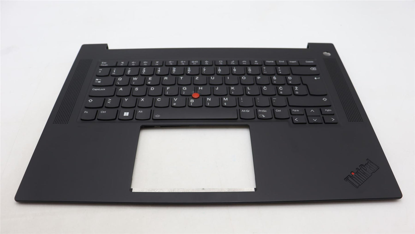 Lenovo ThinkPad P1 Gen 6 Keyboard Palmrest Top Cover Slovenian Black 5M11L89019