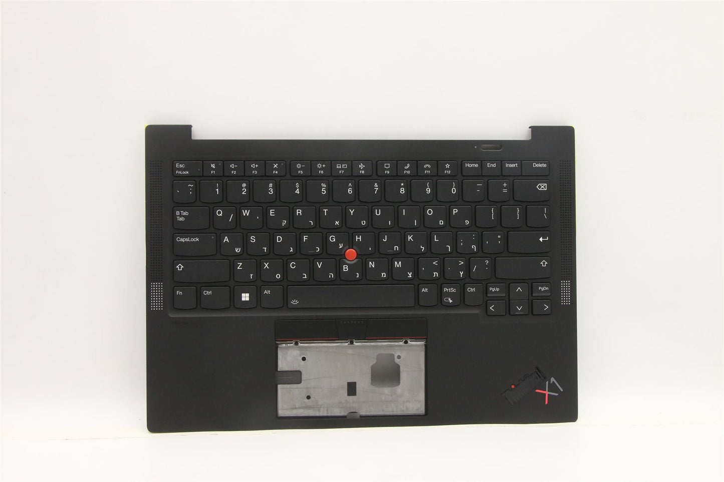Lenovo ThinkPad X1 9th Gen Keyboard Palmrest Top Cover Hebrew Backlit 5M11C53242