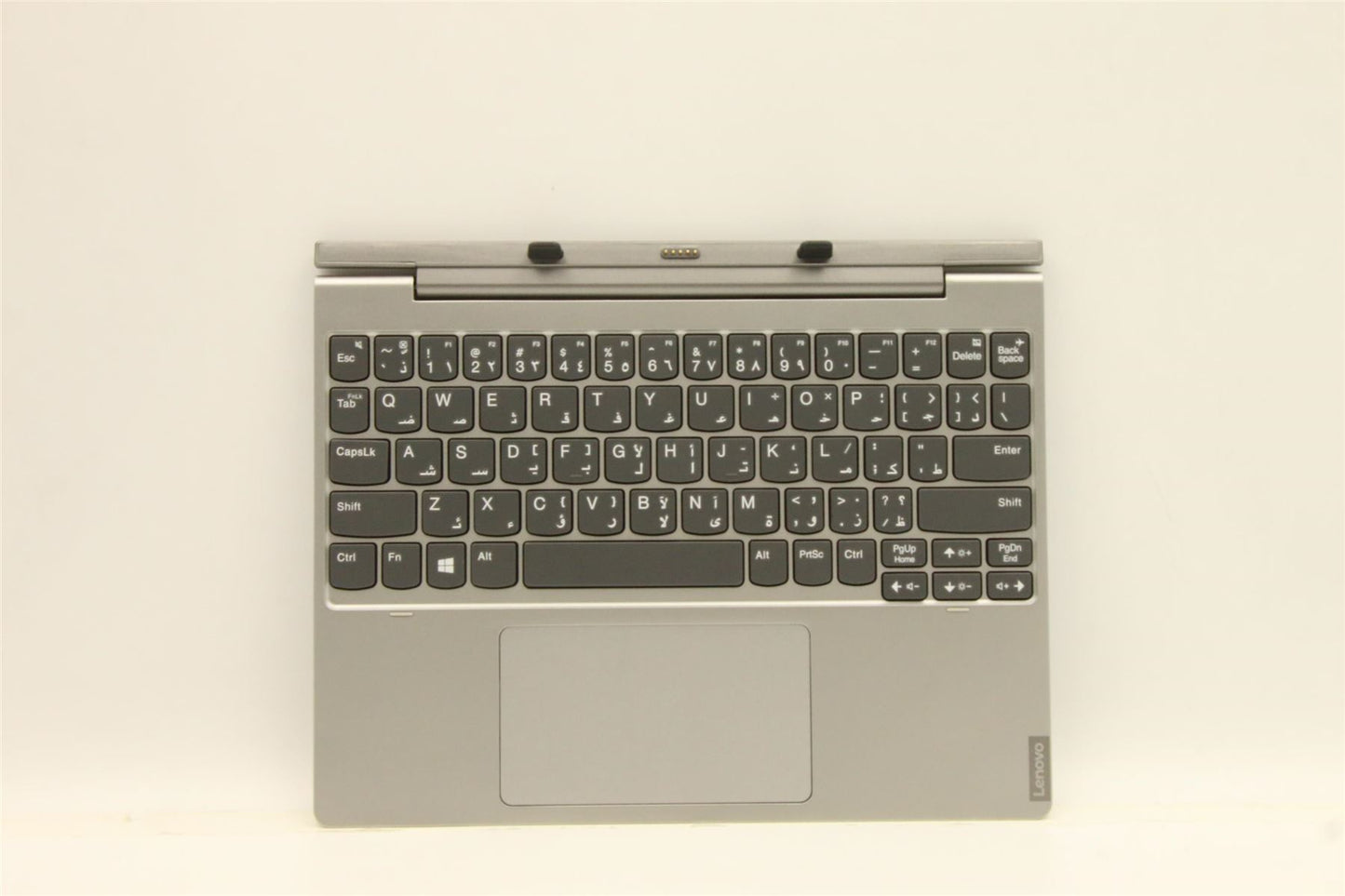 Lenovo IdeaPad D330-10IGM Dock Keyboard Palmrest Touchpad Arabic Grey 5D20R49365