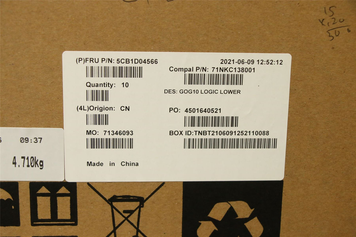 Lenovo IdeaPad 3-15IHU6 3-15ACH6 Bottom Base Lower Chassis Cover 5CB1D04566
