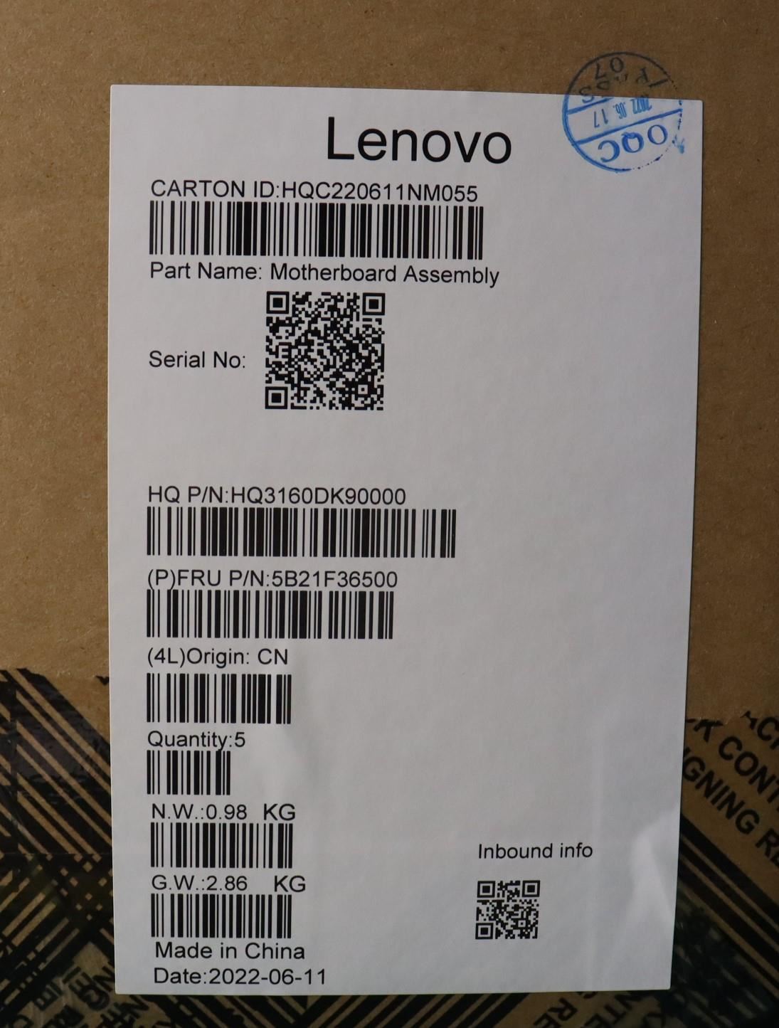 Lenovo ThinkBook 14 G4+ IAP Motherboard Mainboard UMA INTELI71260P 5B21F36500