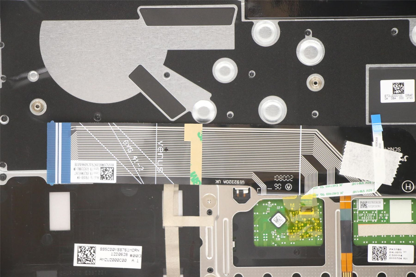 Lenovo IdeaPad 5-14ALC05 Palmrest Touchpad Cover Keyboard Swiss 5CB1C13410