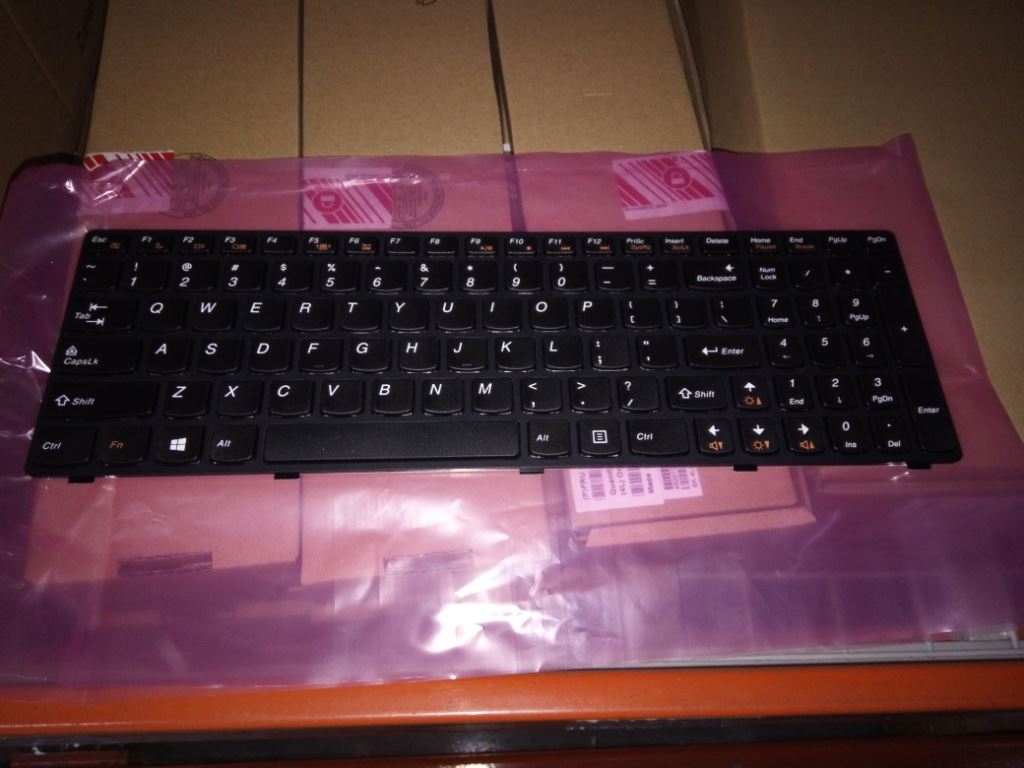 Lenovo DF T4TQ 101KEY black frame KBD US English Keyboard 25209752