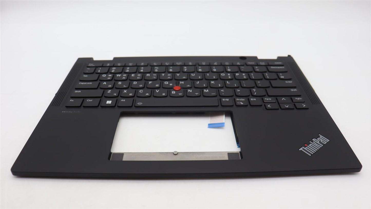 Lenovo ThinkPad X13 Gen 4 Keyboard Palmrest Top Cover Korean Black 5M11L64138
